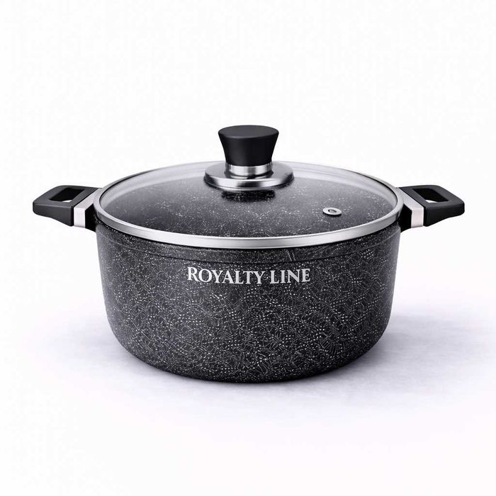 Oala din aluminiu turnat cu capac 26 cm Royalty Line