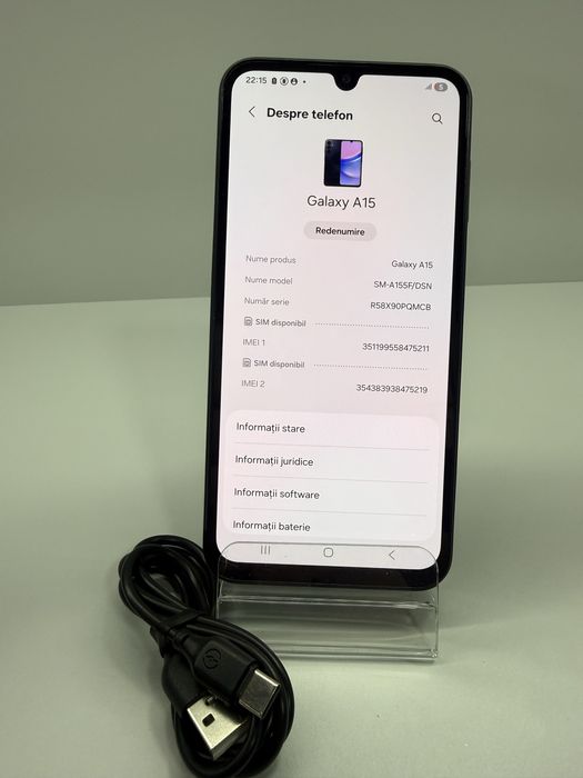 Samsung Galaxy A15 128GB Black