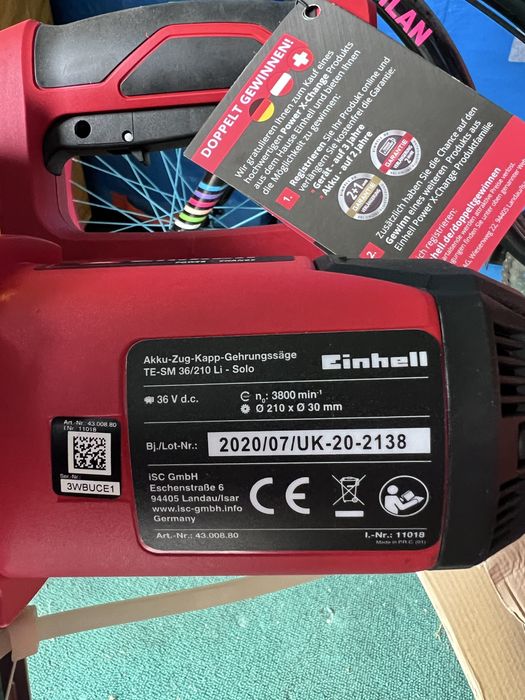 Debitor fara fir cu sistem de glisare Einhell