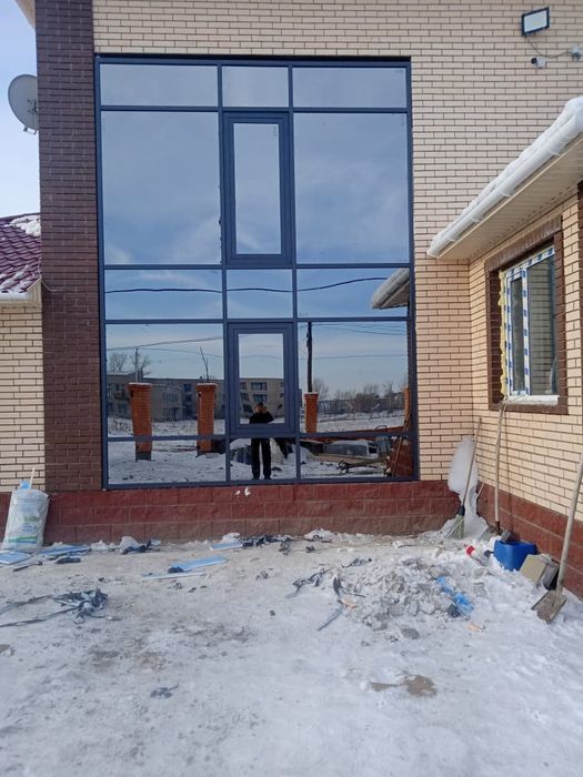 Алюминиевые витражи, окна, перегородки, двери