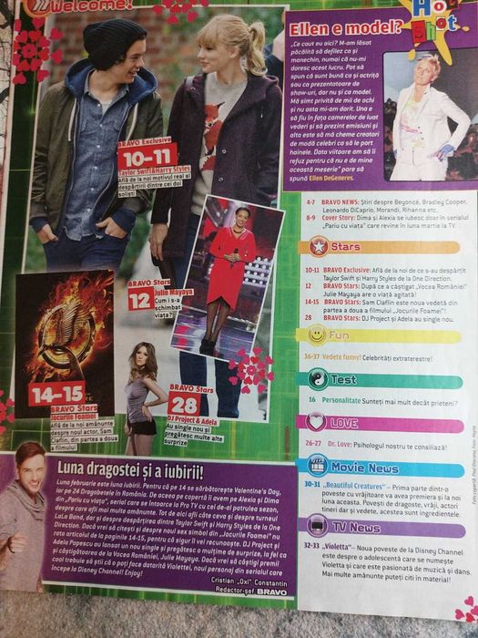 Revista Bravo Romania nr 4 / 2013 cu Dima si Monica Lala band pe c