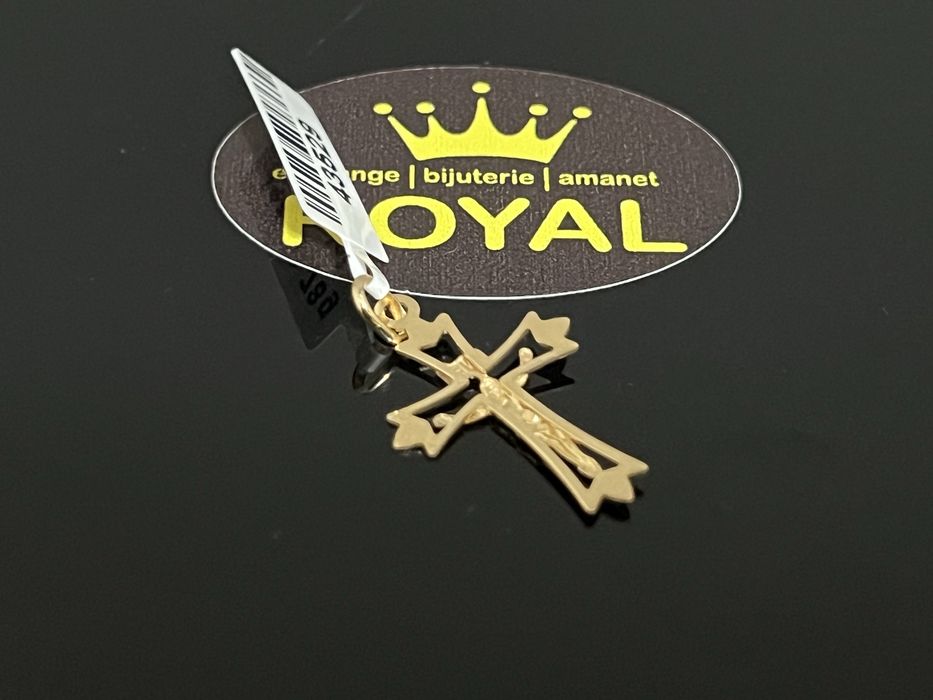 Bijuteria Royal CB : Pandantiv cruce aur 14K 0,78 grame