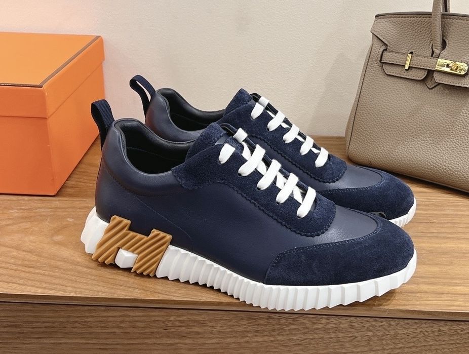 Hermes sneakers full leather with box