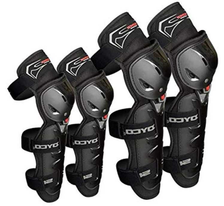 Мото наколенки и налакътници комплект протектори