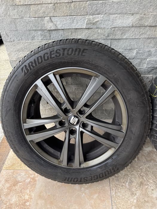 Jante ,roti 17”,Anvelope iarna 215 65 17,jante aliaj originale Seat