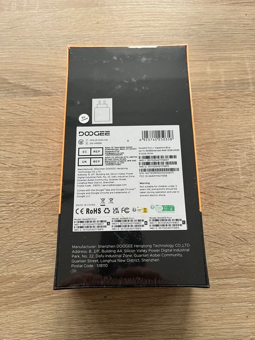 Doogee Note 59 pro plus SIGILAT