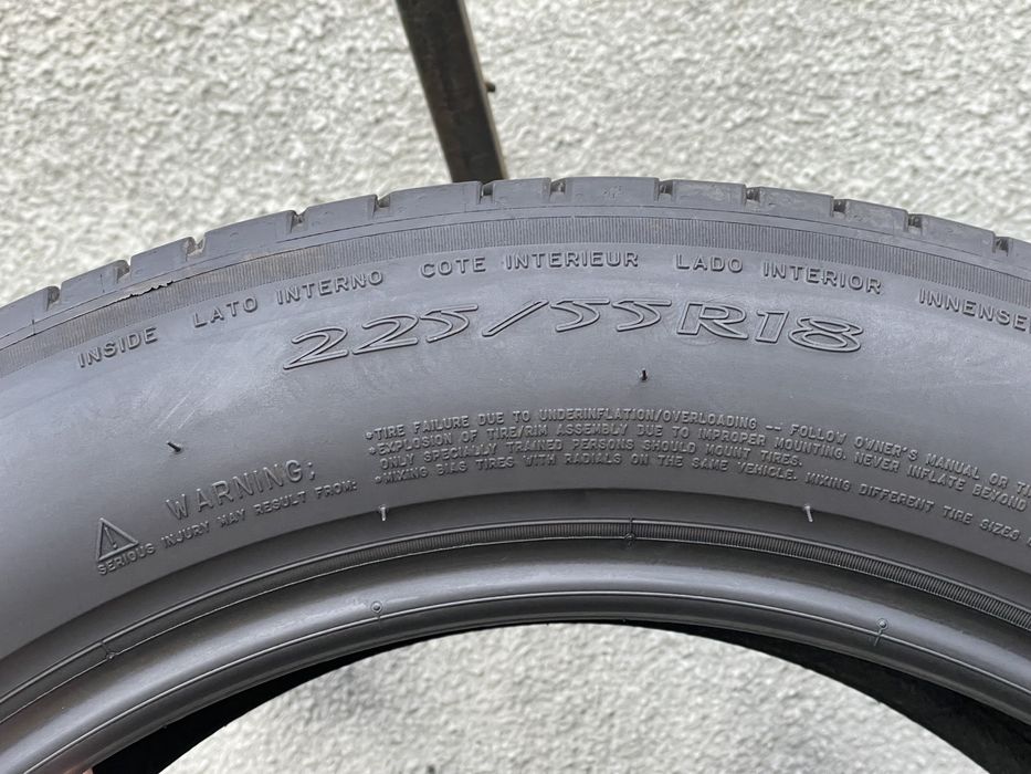 2x 225/55/18 VARĂ MICHELIN Stare impecabila