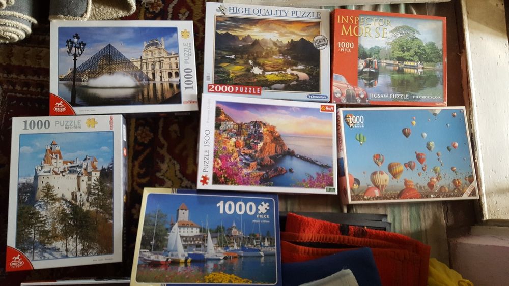 Colectie 36 de puzzle asamblate