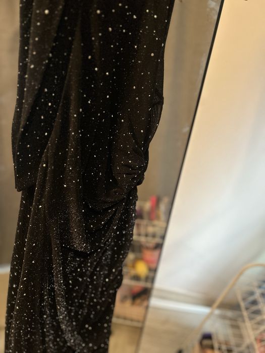 Черна стилна рокля