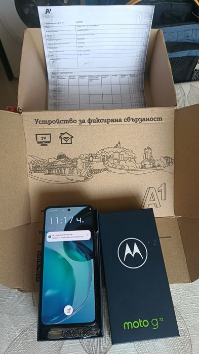Motorola g72,
256gb