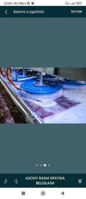 Gilam yuvish himchiska