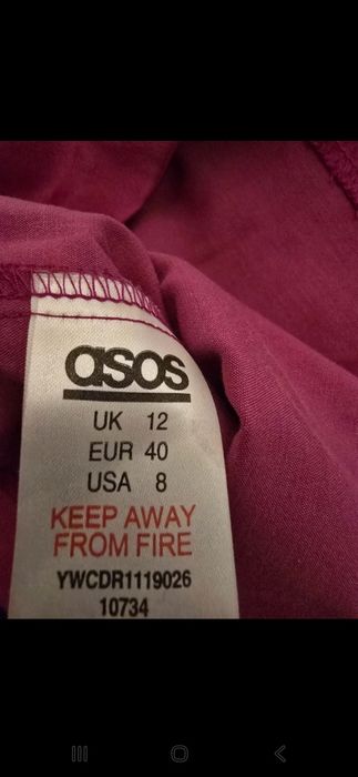 Rochie Asos de ocazie, satinata