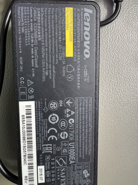 Incarcator Lenovo 3.25A