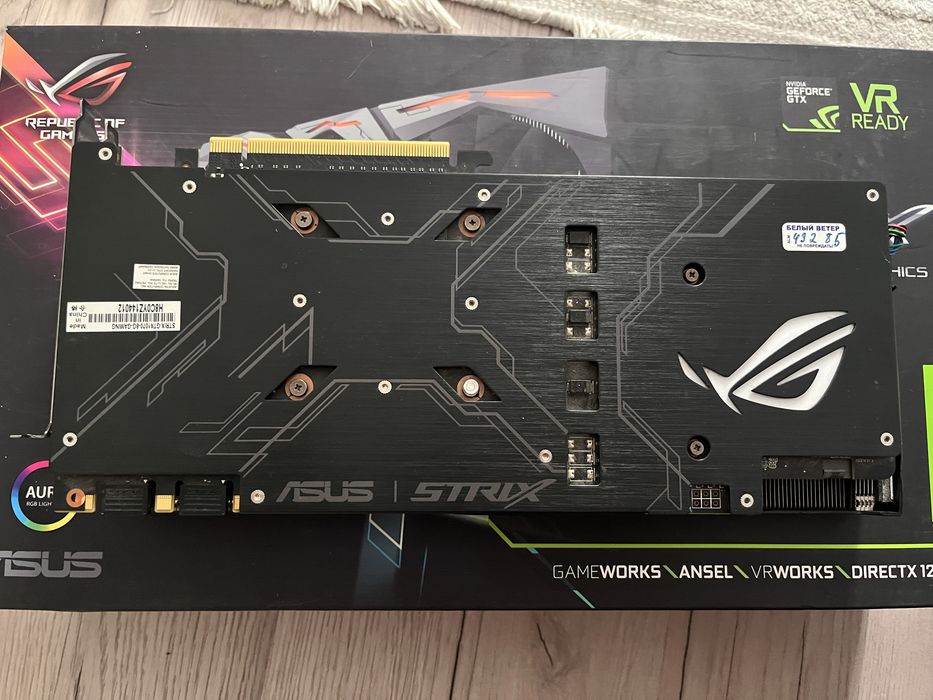 Видеокарта GeForce GTX 1070 8gb
