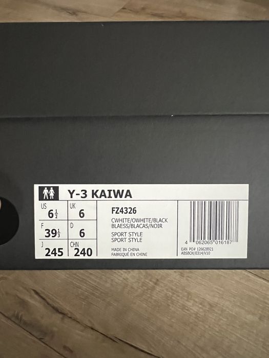 Y-3 kaiwa originali nr. 39 1/3