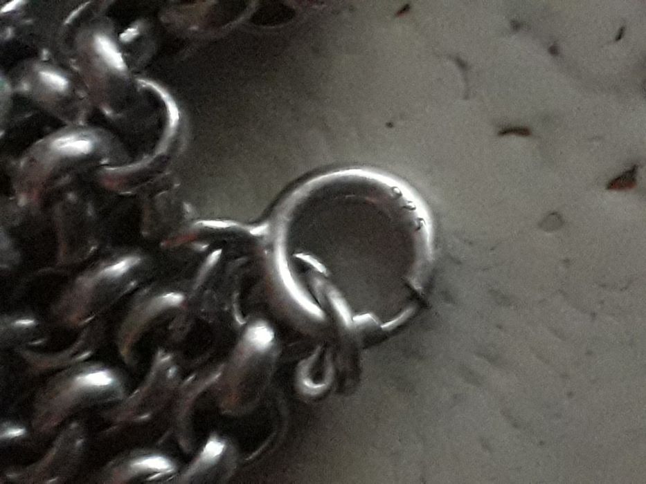 Vand lant si medallion din argint 61g