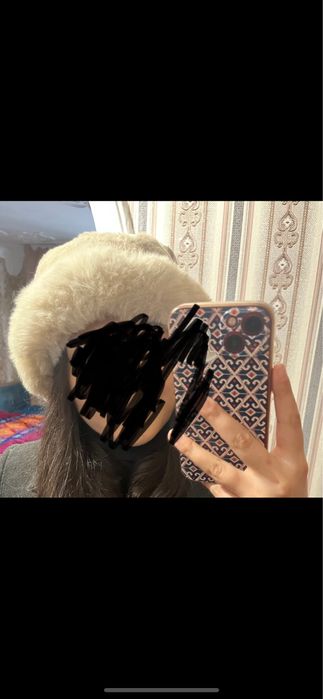 Шляпа шапка искусственная шерсь