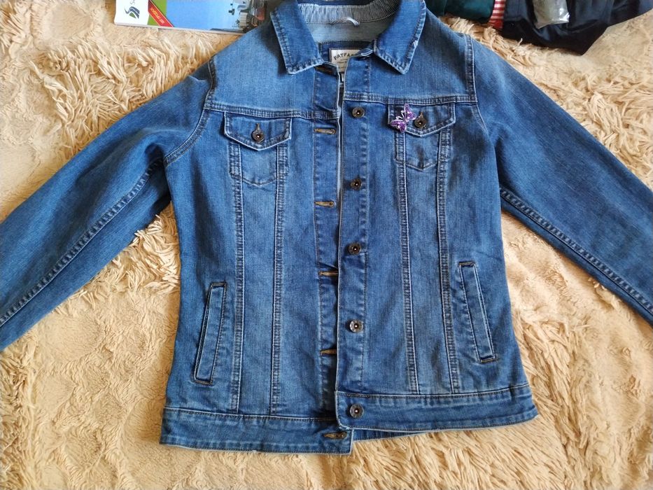 Джинсовая куртка женская р44