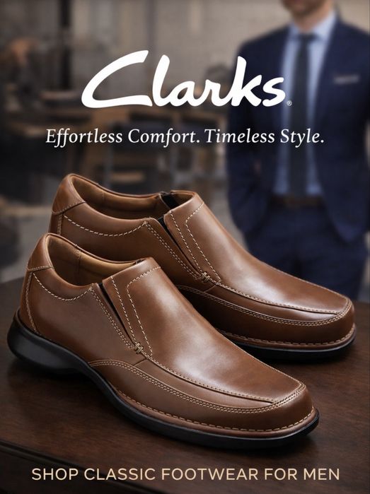 Демисезонные ботинки Clarks оригинал