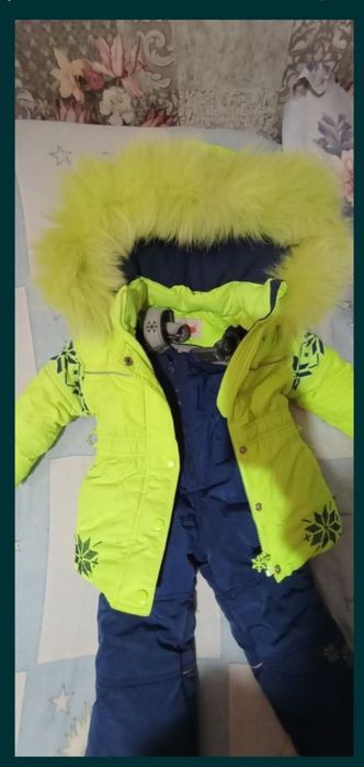 Зимний детский комбинезон