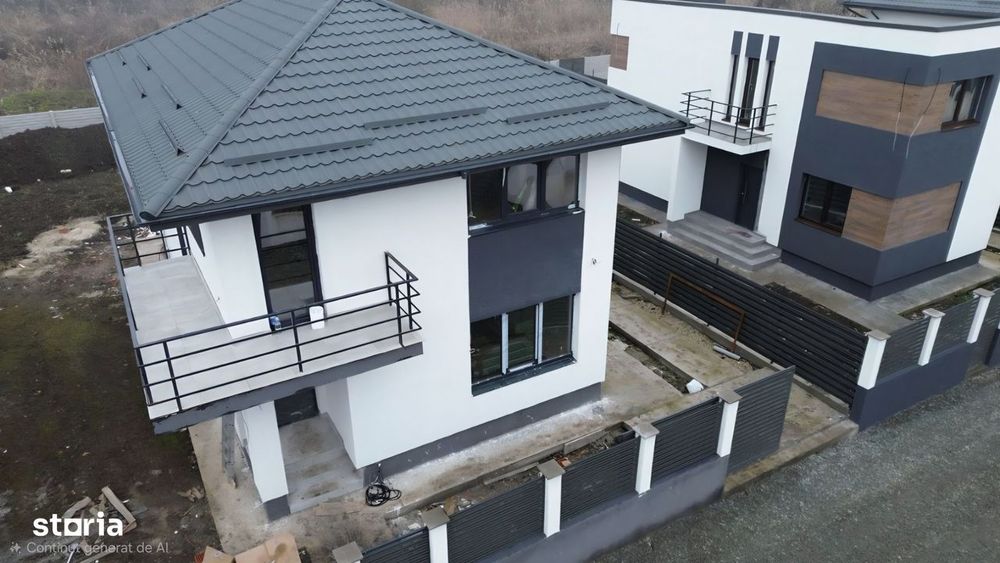 Casa P+1Etaj +Pod 4 Camere 3 Bai Teren 500 mp. Măgurele Ilfov