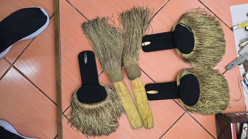 Raritate lot epoleti capitan de artilerie armata Regală romana
