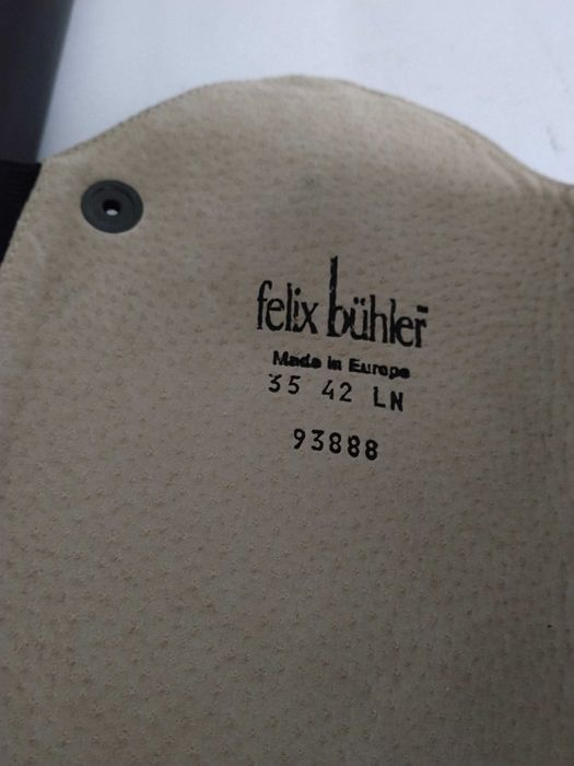 Felix Muhler чапси за езда от естествена кожа в черен цвят