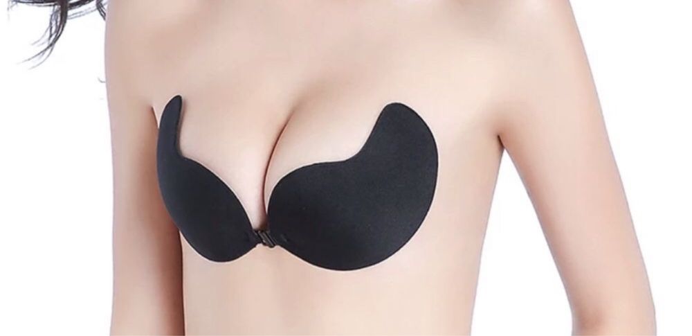Самозалепващ , невидим сутиен нов