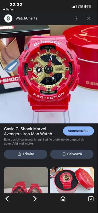Casio g-shock marvel editie limitata