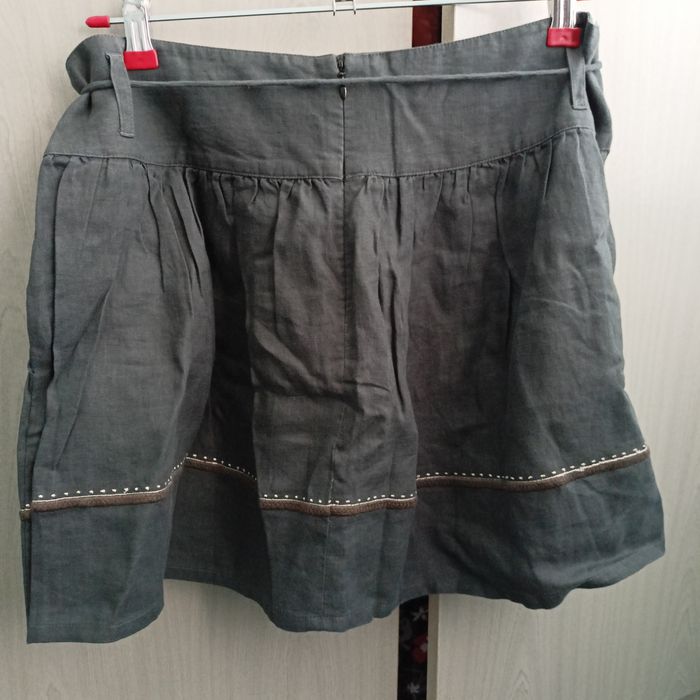 Дамска пола от лен в бохо стил