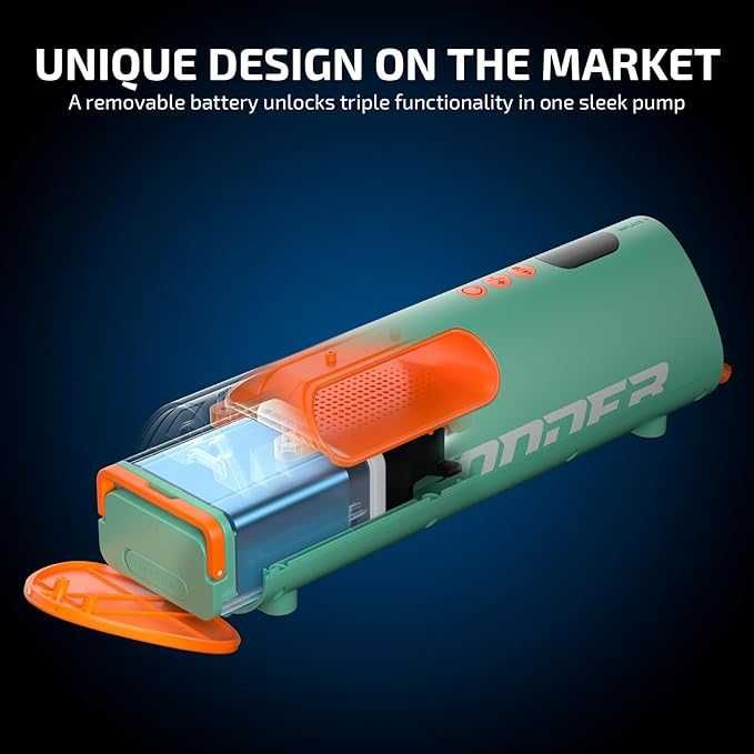 Pompă SUP Swonder Seafalcon cu baterie 3 în 1