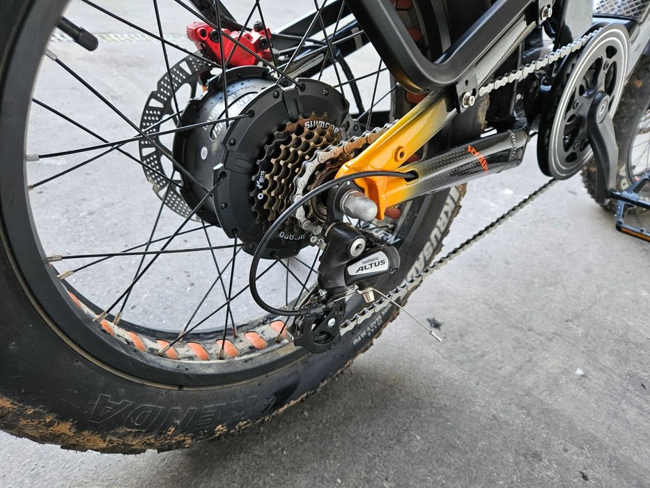 Продавам мощен електрически Fat Bike Lankeleisi RX800 Plus (1000W) – Като нов!