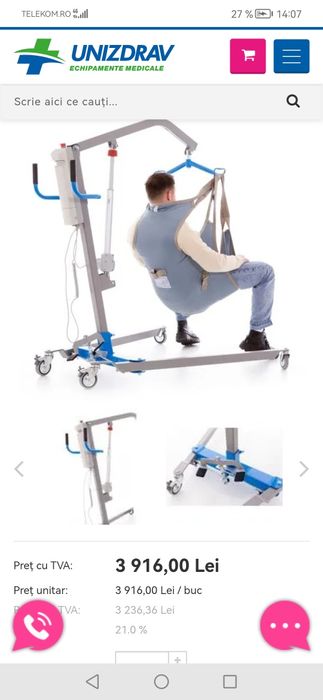 Elevator electric pt imobilizati Meyra Ortopedia