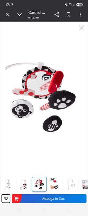 Carusel muzical „Sensory Toys“, Canpol babies NOU