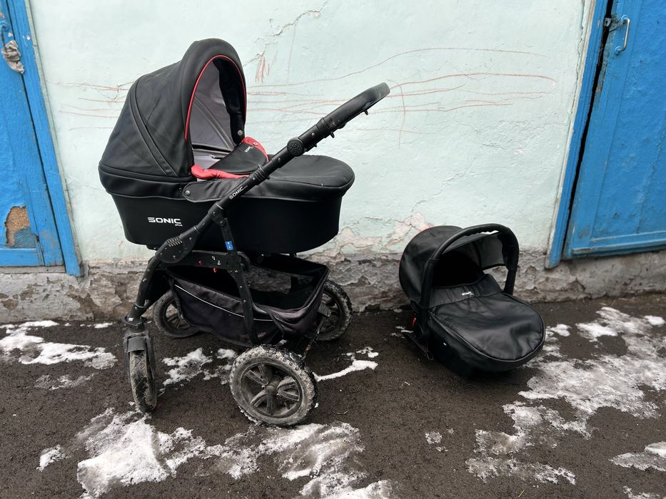 Детская коляска Sonic, люлька + автокресло