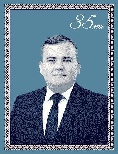 Ковёр портрет,тканый