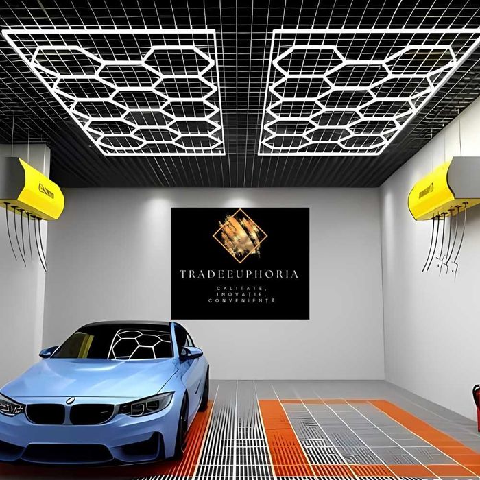Hexagon LED decoratiune saloane