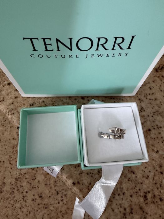 Сребърен пръстен змия Serpenti