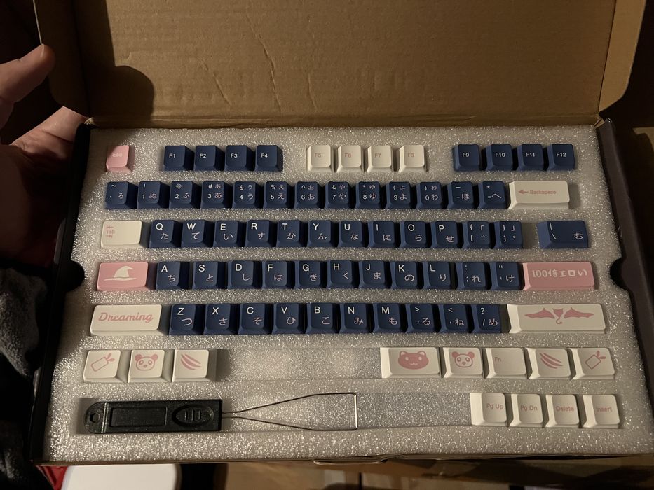 GMK-KEY Dreaming girl PBT MX switches. Chrerry profile.