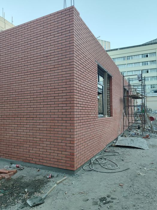 Кладка балкона облицовочный кирпич g'isht teramiz перегородки тумбы