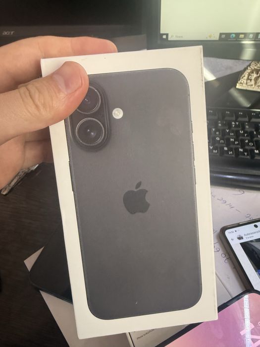 Айфон 16 черный 128