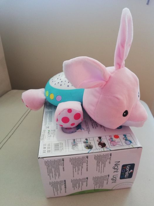 Нощна лампа/проектор Lorelli - зайче