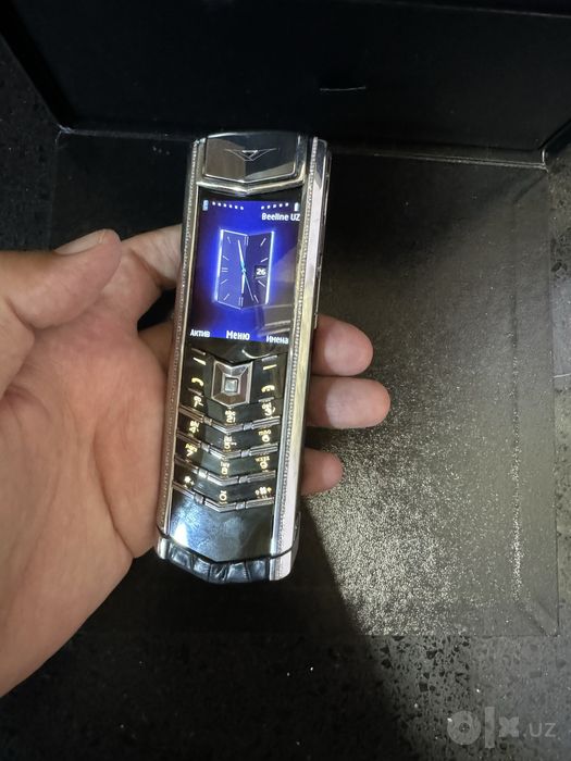 Vertu Sugnature S Diamond crocodile, полный комплект