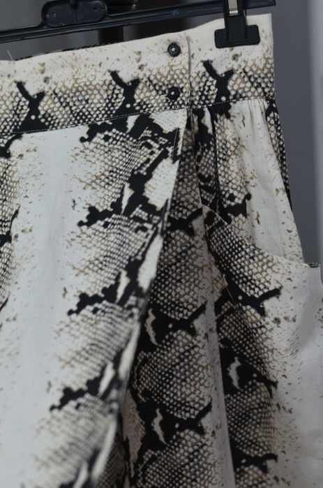 Fusta Asos midi parte peste parte, animal print,  34