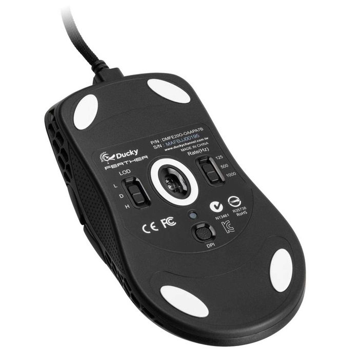 Нови Ducky Feather Gaming Mouse, ARGB