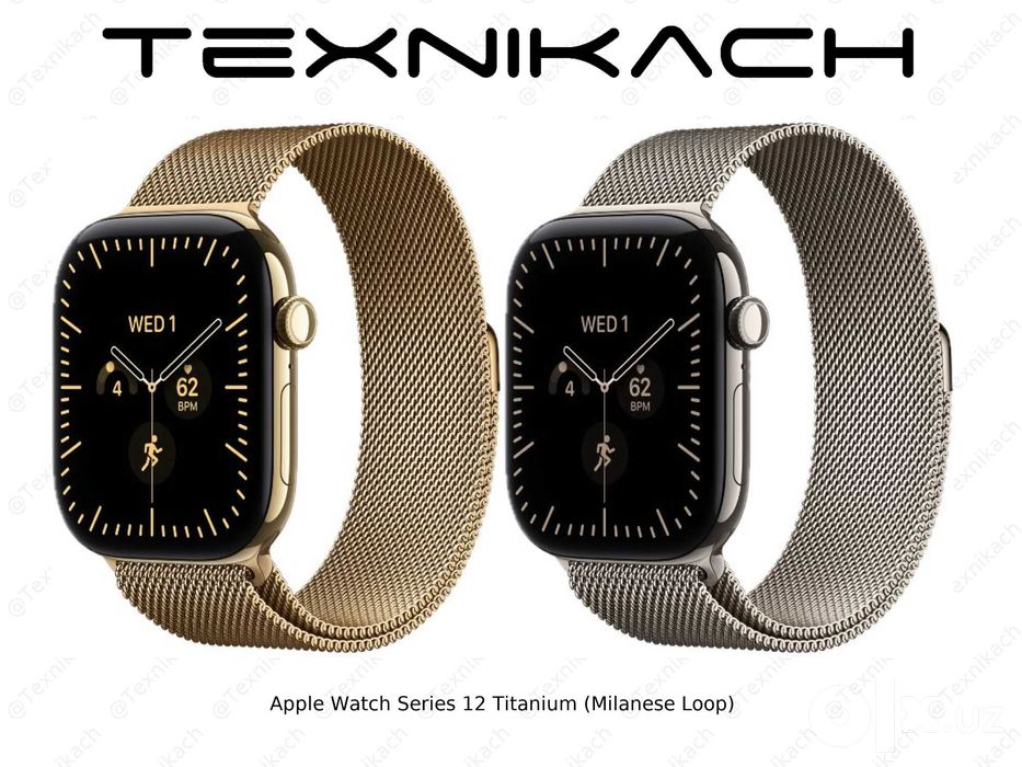 Apple Watch Series 12 Titanium (Milanese Loop) • Доставка