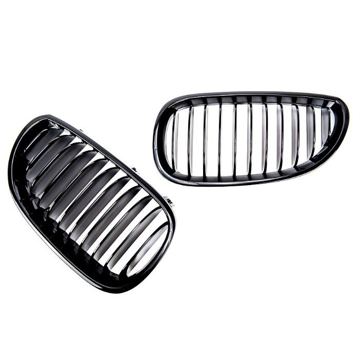 Grile M-Look BMW E60 E61 Negru lucios Simplu