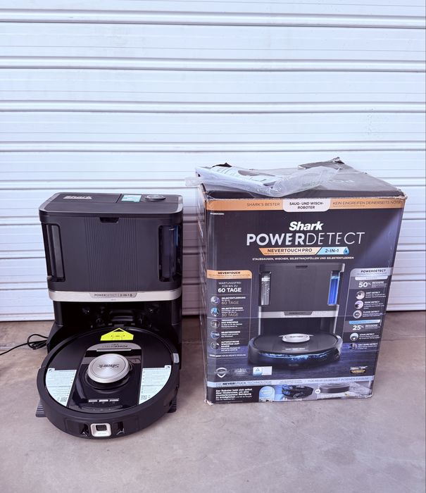 Прахосмукачка робот  Shark PowerDetect NeverTouch PRO  5 технологии PowerDetect, NeverStuck, база NeverTouch Pro