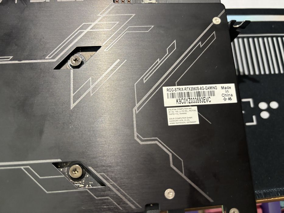 Placa Video ASUS ROG Nvidia Geforce RTX 2060 Super 8GB GDDR6 Strix OC