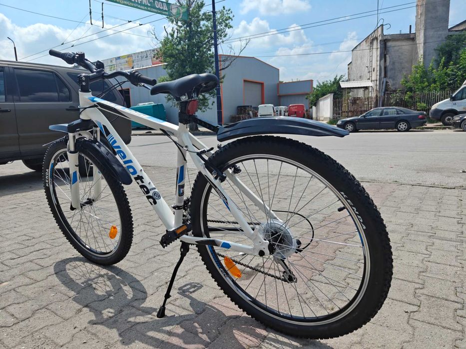 PA Алуминиев велосипед 27.5" PRO бял/син